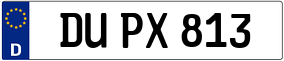 Truck License Plate
